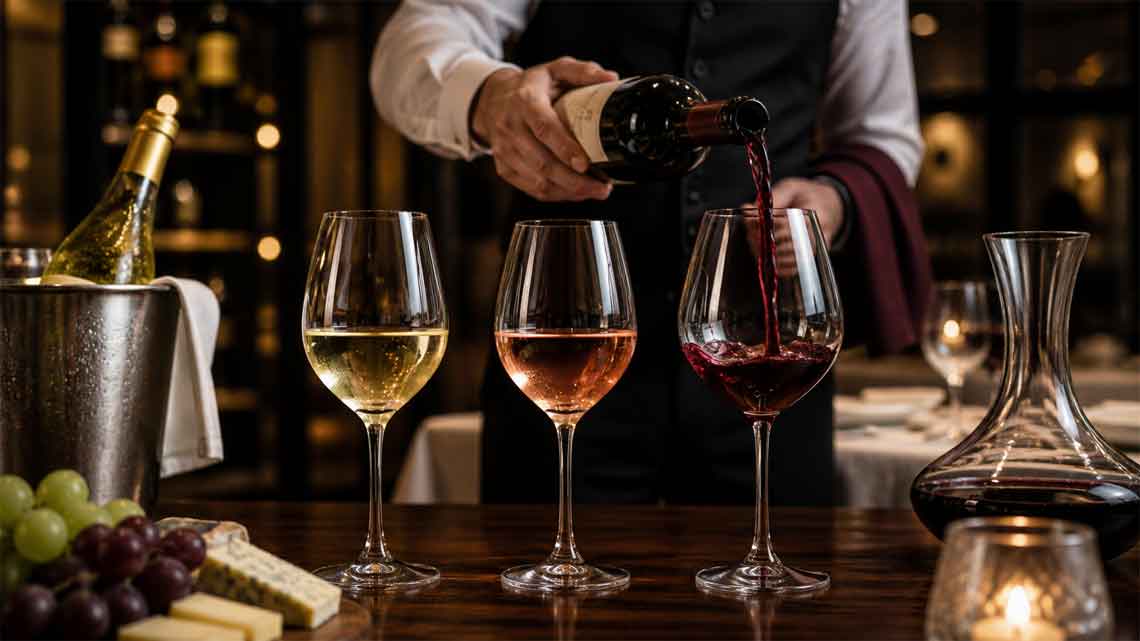 kako služiti vino